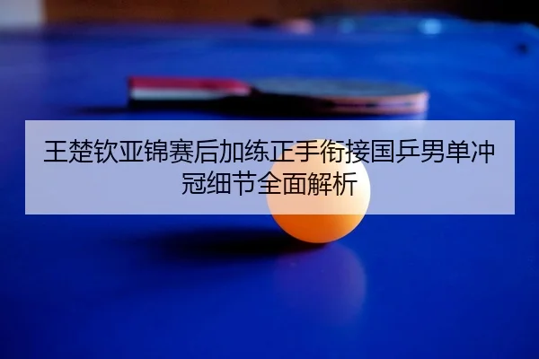 王楚钦亚锦赛后加练正手衔接国乒男单冲冠细节全面解析